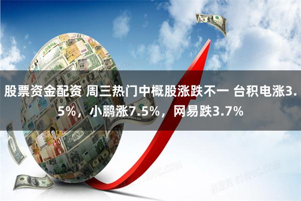 股票资金配资 周三热门中概股涨跌不一 台积电涨3.5%，小鹏涨7.5%，网易跌3.7%